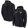 Fanatics Signature Men's And Women's  Black Chicago Bulls Super Soft Fleece Pullover Hoodie In Black