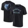 FANATICS SIGNATURE UNISEX FANATICS SIGNATURE BLACK MEMPHIS GRIZZLIES ELEMENTS SUPER SOFT SHORT SLEEVE T-SHIRT