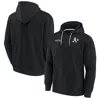 Fanatics Signature Men's And Women's  Black Oakland Athletics Super Soft Fleece Pullover Hoodie In Black