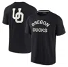 Fanatics Signature Men's And Women's  Black Oregon Ducks Super Soft Short Sleeve T-shirt In Black