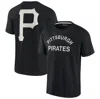 FANATICS SIGNATURE UNISEX FANATICS SIGNATURE BLACK PITTSBURGH PIRATES ELEMENTS SUPER SOFT SHORT SLEEVE T-SHIRT