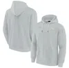 Fanatics Signature Men's And Women's  Gray Tampa Bay Buccaneers Super Soft Fleece Pullover Hoodie In Gray