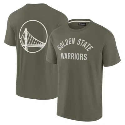 Fanatics Signature Unisex  Olive Golden State Warriors Elements Super Soft Short Sleeve T-shirt