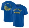 Fanatics Signature Unisex  Royal Golden State Warriors Elements Super Soft Short Sleeve T-shirt In Royal