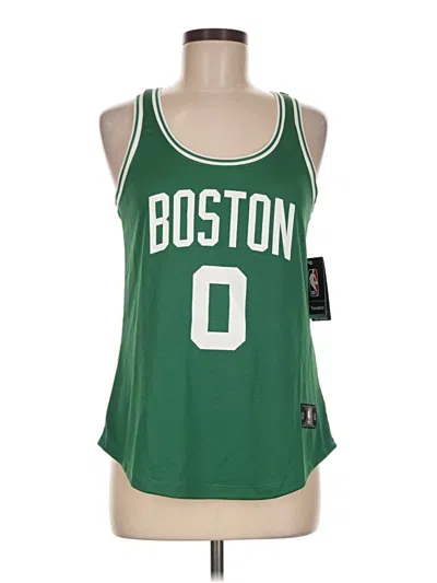 Pre-owned Fanatics Tank Top Green Halter Neckline Tops