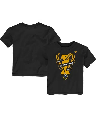Fanatics Kids' Toddler Black La Galaxy 2024 Mls Cup Champions Locker Room T-shirt