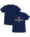 Fanatics Infant Boys And Girls  Branded Navy Houston Astros 2022 World Series Champions Bodysuit In Navy