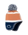 Fanatics Toddler Brown Penn State Nittany Lions Football Head With Pom Knit Hat In Brown