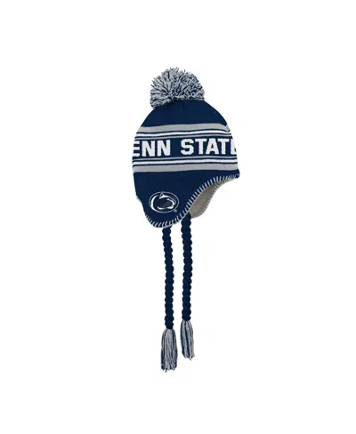 Fanatics Babies' Toddler Navy Penn State Nittany Lions Tassel With Pom Knit Hat In Blue