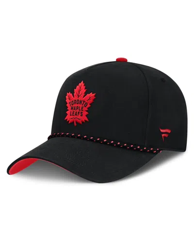 Fanatics Toronto Maple Leafs Adjustable Appreciation Authentic Pro A-frame Hat In Black