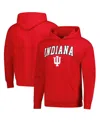 Fanatics Unlabeled Men's Crimson Indiana Hoosiers Pullover Hoodie