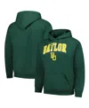 Fanatics Unlabeled Men's Green Baylor Bears Fleece Pullover Hoodie In Green