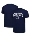 Fanatics Unlabeled Men's Navy Penn State Nittany Lions Distressed Arch Mascot T-shirt In Blue