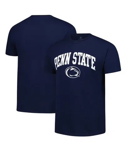 Fanatics Unlabeled Men's Navy Penn State Nittany Lions Distressed Arch Mascot T-shirt In Blue