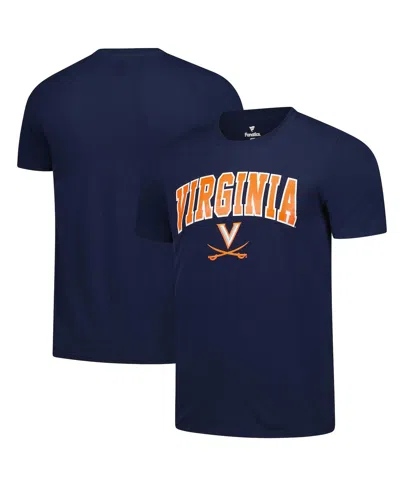FANATICS UNLABELED MEN'S NAVY VIRGINIA CAVALIERS BASIC ARCH T-SHIRT