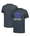 Fanatics Unlabeled Men'sâ Heather Charcoal Kentucky Wildcats Team Logo Wordmark T-shirt