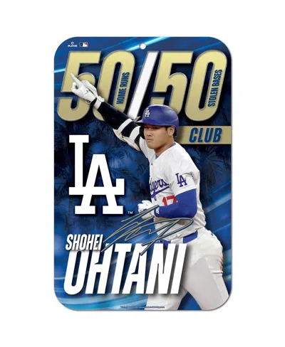 Fanatics Wincraft Shohei Ohtani Los Angeles Dodgers 50/50 Club 11'' X 17'' Indoor/outdoor Styrene Sign