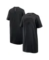 Fanatics Women's Black Alabama Crimson Tide Elements Go Tri-blend T-shirt Dress In Black
