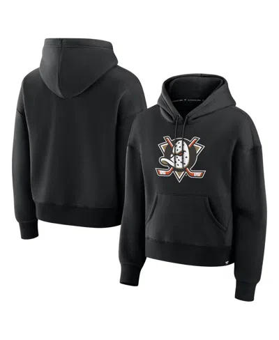 Fanatics Women's Black Anaheim Ducks Essential Hoodie