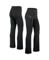Fanatics Women's Black Arizona Cardinals Maxed Out Flare Leggings In Black