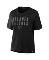 Fanatics Women's Black Atlanta Falcons Blackout Kneel Down Legacy T-shirt In Black