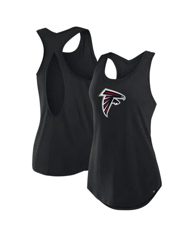 Fanatics Women's Black Atlanta Falcons Iron Fan Tank Top