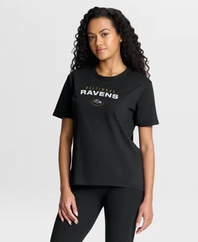 Fanatics Women's Black Baltimore Ravens Fade Legacy T-shirt