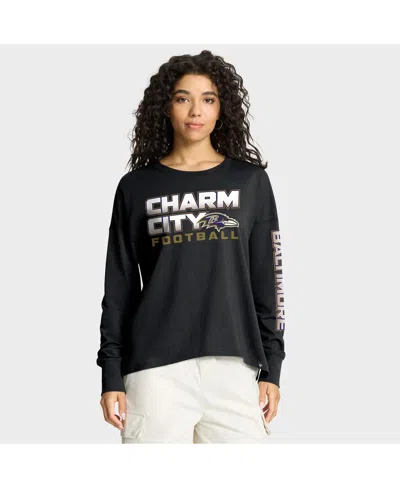 Fanatics Women's Black Baltimore Ravens Hometown Legacy Long Sleeve T-shirt