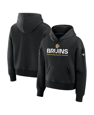 Fanatics Women's Black Boston Bruins Authentic Pro Primary Pullover Hoodie