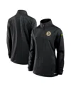 Fanatics Women's Black Boston Bruins Authentic Pro Rink Lightweight Quarter-zip Pullover Top In Black