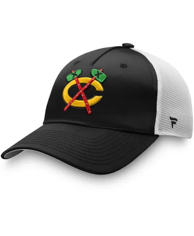 Fanatics Women's Black Chicago Blackhawks Exclusive Trucker Snapback Hat