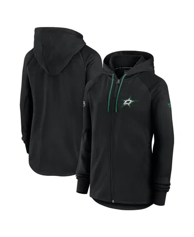 Fanatics Women's Black Dallas Stars Authentic Pro Rink Fleece Full-zip Jacket