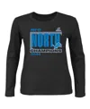 Fanatics Women's Black Detroit Lions 2024 Nfc North Division Champions Plus Size Long Sleeve Scoop Neck T-shi In Black