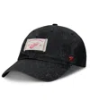 Fanatics Women's Black Detroit Red Wings Heritage Away Game Adjustable Hat In Black