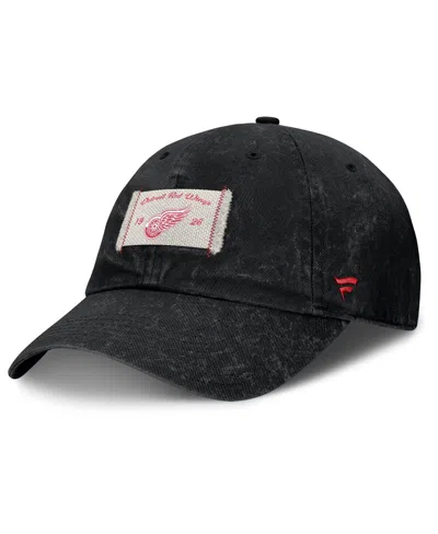 Fanatics Women's Black Detroit Red Wings Heritage Away Game Adjustable Hat