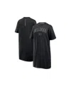 Fanatics Women's Black Alabama Crimson Tide Elements Go Tri-blend T-shirt Dress In Black
