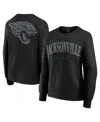 Fanatics Women's Black Jacksonville Jaguars Elements Pullover Sweatshirt In Black