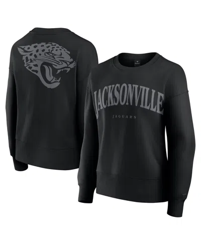 FANATICS WOMEN'S BLACK JACKSONVILLE JAGUARS ELEMENTS PULLOVER SWEATSHIRT
