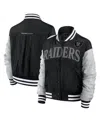 Fanatics Women's Black Las Vegas Raiders Elements Wave Full-snap Jacket In Black