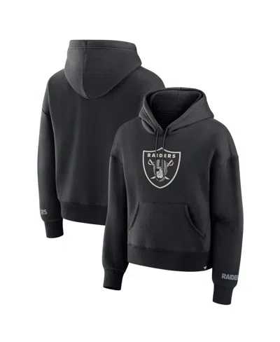 Fanatics Women's Black Las Vegas Raiders Legacy Fleece Pullover Hoodie