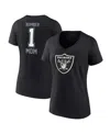 Fanatics Women's Branded Black Las Vegas Raiders Mother's Day V-neck T-shirt In Black