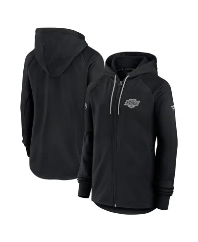 Fanatics Women's Black Los Angeles Kings Authentic Pro Rink Fleece Full-zip Jacket
