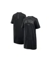 Fanatics Women's Black Lsu Tigers Elements Go Tri-blend T-shirt Dress In Black