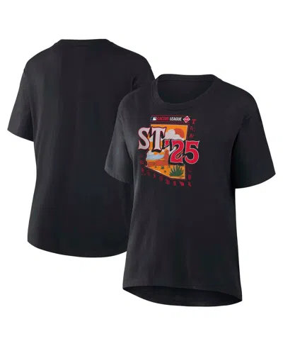 Fanatics Women's Black Mlb 2025 Spring Training Cactus League T-shirt