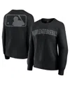 Fanatics Women's Black Mlb Elements Flow Pullover Sweatshirt In Black