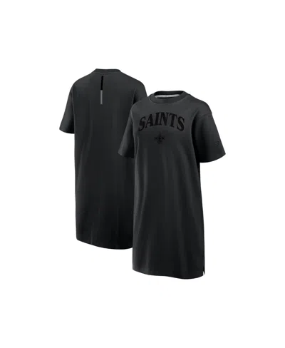 Fanatics Women's Black New Orleans Saints Elements Go Tri-blend Dress