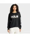 Fanatics Women's Black New Orleans Saints Hometown Sweep Long Sleeve V-neck T-shirt In Black