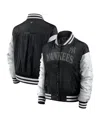 Fanatics Women's Black New York Yankees Elements Wave Full-snap Jacket In Multi