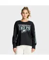 Fanatics Women's Black Philadelphia Eagles Hometown Legacy Long Sleeve T-shirt In Black