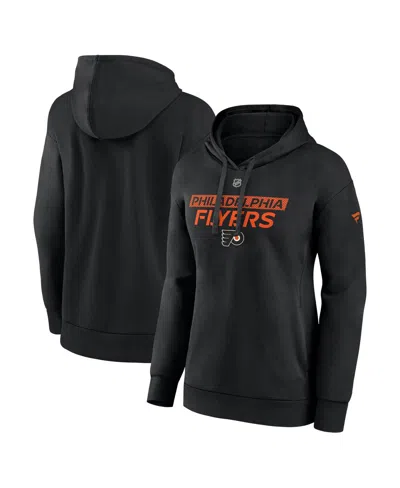 Fanatics Women's Black Philadelphia Flyers Authentic Pro Core Primary Fleece Pullover Hoodie